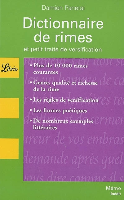 Dictionnaire de rimes
