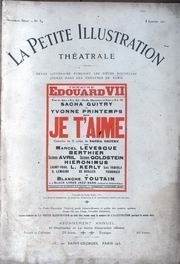 Guitry - Je t'aime/ La jalousie Guitry - Je t'aime/ La jalousie
