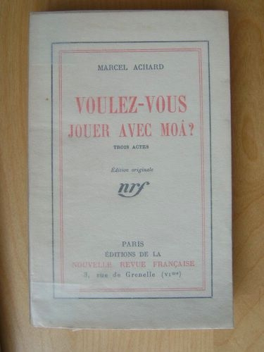 Achard - Voulez-vous jouer avec moâ ?