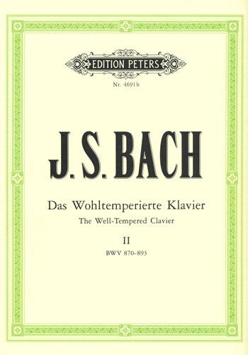 BACH Le clavier bien tempéré vol 2 BACH Le clavier bien tempéré vol 2