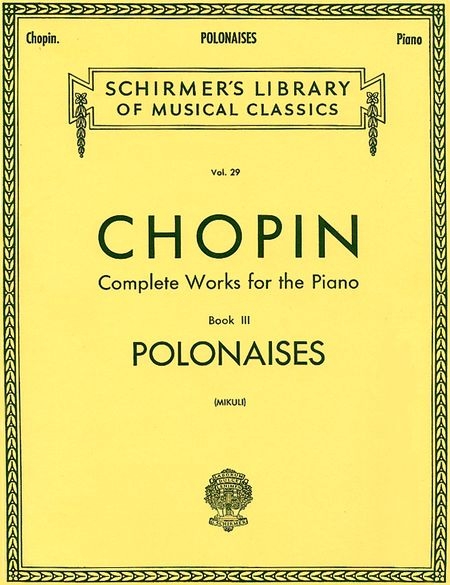 CHOPIN Polonaises CHOPIN Polonaises