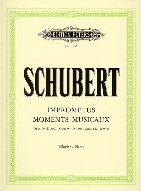 Schubert Impromptus, moments musicaux Schubert Impromptus, moments musicaux
