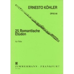 Ernesto Köhler 25 études romantiques op 66