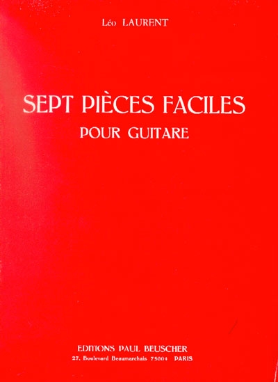 Sept pièces faciles pour guitare Sept pièces faciles pour guitare