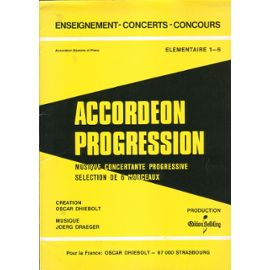 Accordéon progression 3 (élémentaire) Accordéon progression 3 (élémentaire)
