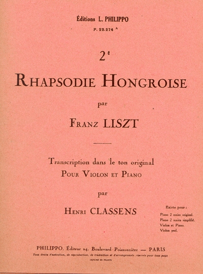 2a Rapsodia Ungherese (Liszt) 2a Rapsodia Ungherese (Liszt)