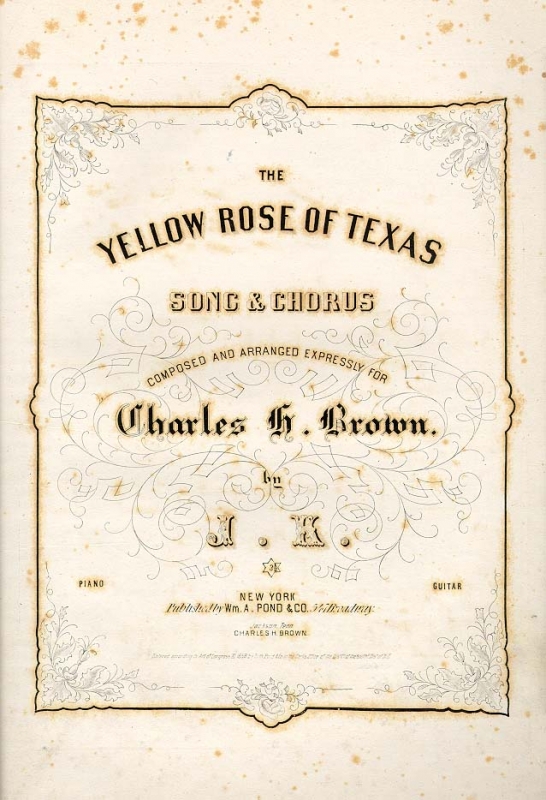 The Yellow rose of Texas