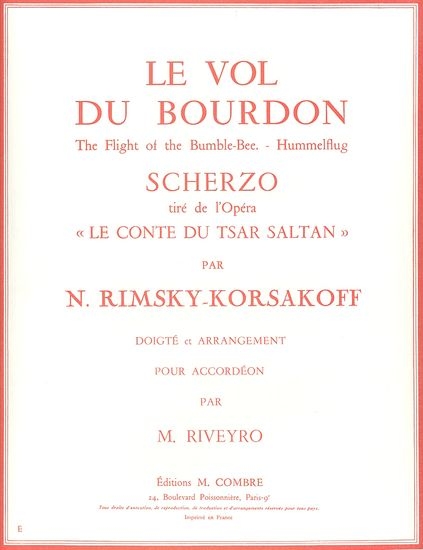 Le vol du bourdon Le vol du bourdon
