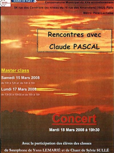 Paraphrase sur The Entertainer - Claude Pascal Paraphrase sur The Entertainer - Claude Pascal