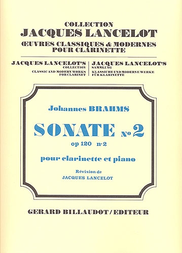 Sonate pour clarinette op 120 n  ° 2