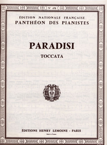 Paradisi Toccata Paradisi Toccata