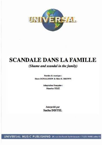 Scandale dans la famille - Huon Donalson Scandale dans la famille - Huon Donalson