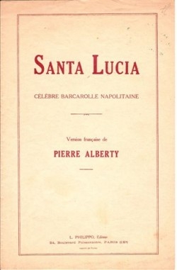 Santa lucia - Pierre Alberty
