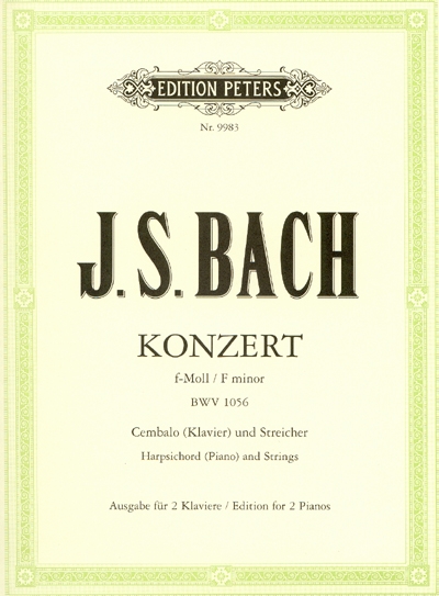 BACH Concertos pour clavier vol 2