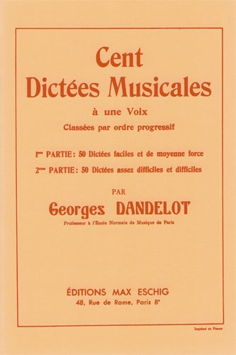 285 dictées musicales (Lucien Niverd) 285 dictées musicales (Lucien Niverd)