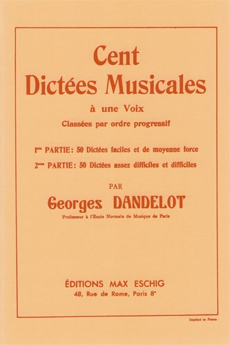 285 dictées musicales (Lucien Niverd)