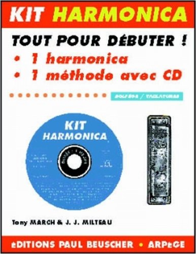 Partition : Kit CD a l'harmonica + harmonica de blues Partition : Kit CD a l'harmonica + harmonica de blues