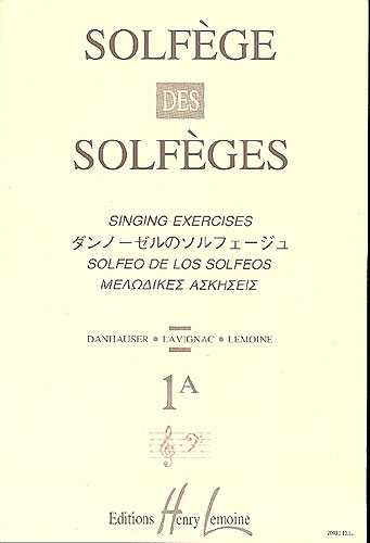 Solfege des solfeges 1a ref hl 20451