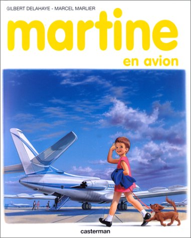 Martine en avion Martine en avion