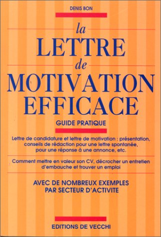 La lettre de motivation efficace