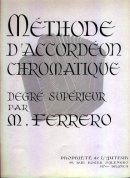 Méthode d'accordéon Ferrero degré supérieur Méthode d'accordéon Ferrero degré supérieur