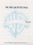 Ne me quitte pas - Jacques Brel Ne me quitte pas - Jacques Brel
