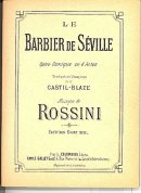 Le barbier de Séville - ouverture Le barbier de Séville - ouverture