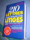 210 lettres pour regler vos litiges